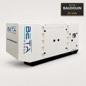גנרטור 25 kVA בוודיון למכירה – מנוע Baudouin אירופאי