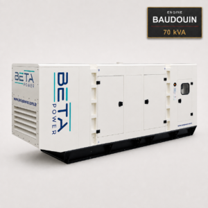 גנרטור 70 kVA בוודיון למכירה – מנוע Baudouin אירופאי