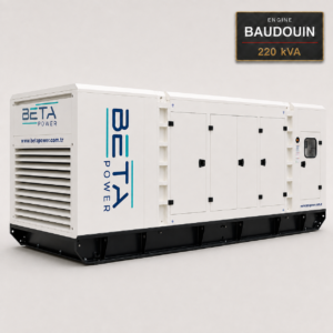 גנרטור 220 kVA בוודיון למכירה – מנוע Baudouin אירופאי