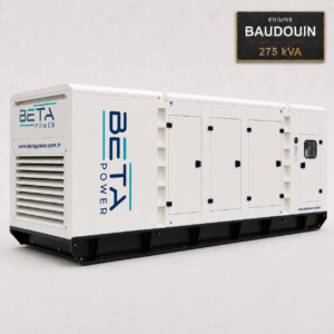 גנרטור 275 kVA בוודיון למכירה – מנוע Baudouin אירופאי