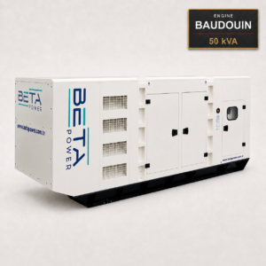 גנרטור 50 kVA בוודיון למכירה – מנוע Baudouin אירופאי