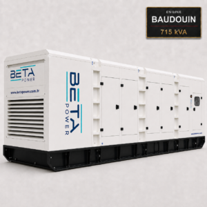 גנרטור 715 kVA בוודיון למכירה – מנוע Baudouin אירופאי