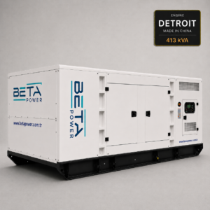 גנרטור 413 kVA דטרויט למכירה – מנוע דיזל מושתק