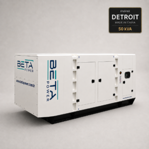 גנרטור 50 kVA דטרויט למכירה – מנוע דיזל מושתק